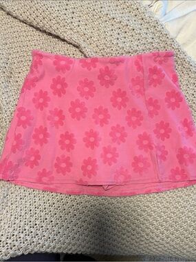 American Eagle Outfitters Pink Floral Mini Skirt